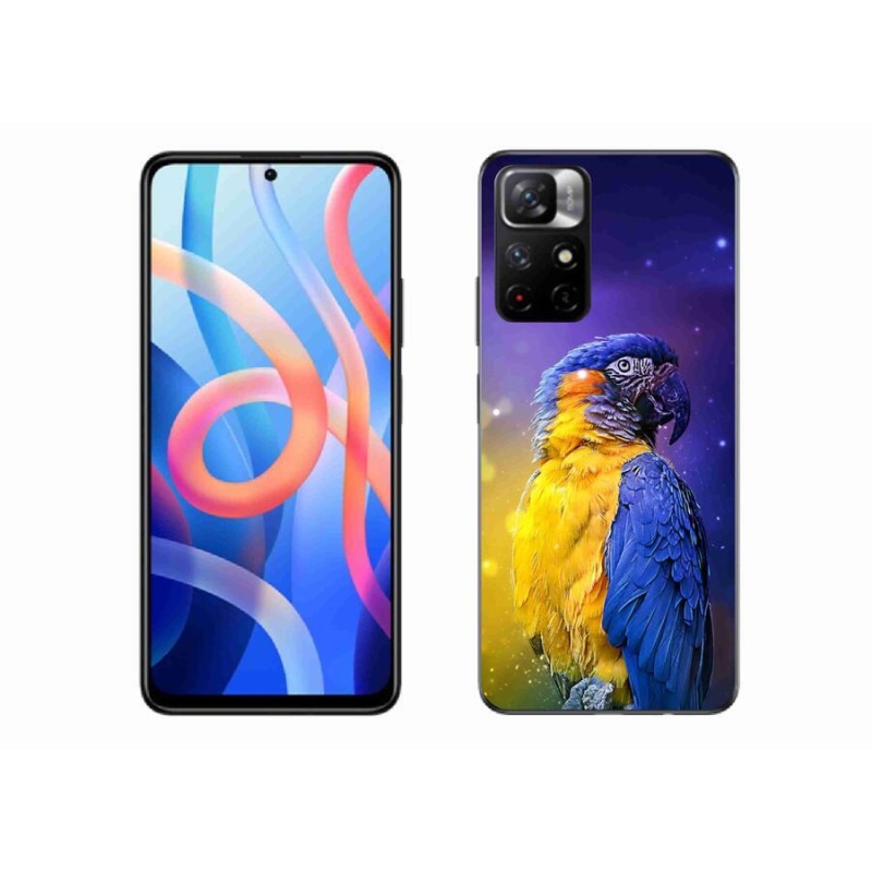 Gél tok mmCase a Xiaomi Redmi Note 11S 5G-hez - papagáj ara 1