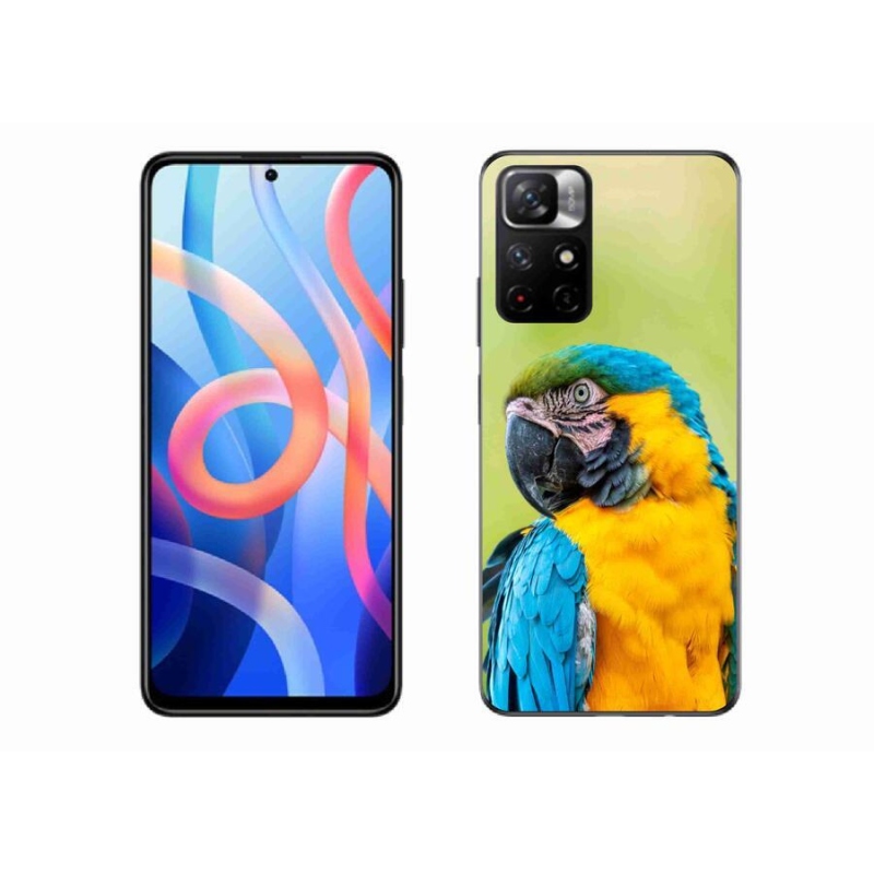 Gél tok mmCase a Xiaomi Redmi Note 11S 5G számára - papagáj ara 2