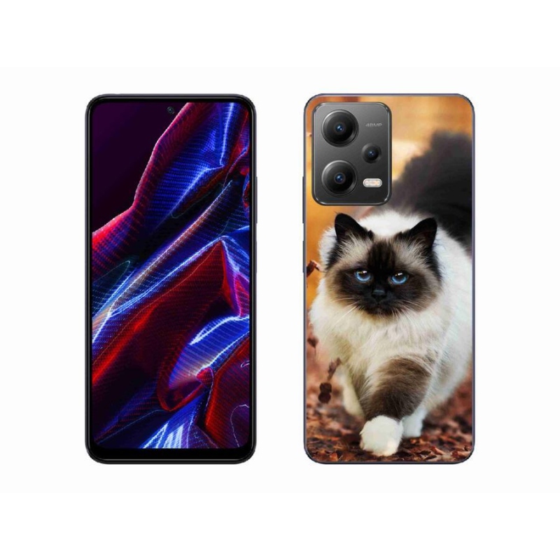 Gél tok mmCase a Xiaomi Redmi Note 12 5G-hez - macska