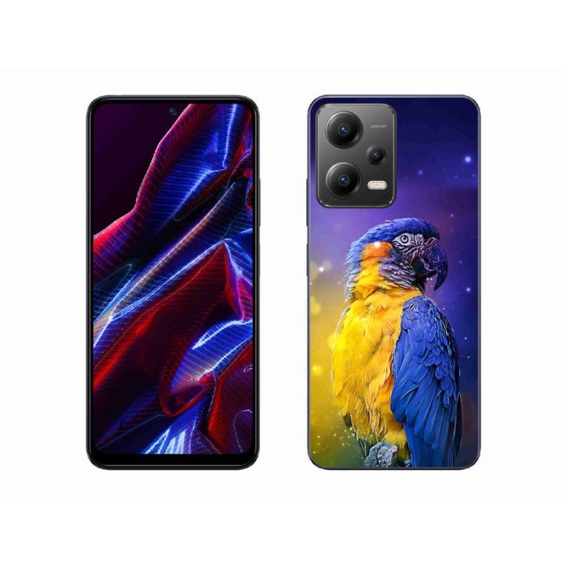 Gél tok mmCase a Xiaomi Redmi Note 12 5G-hez - papagáj ara 1