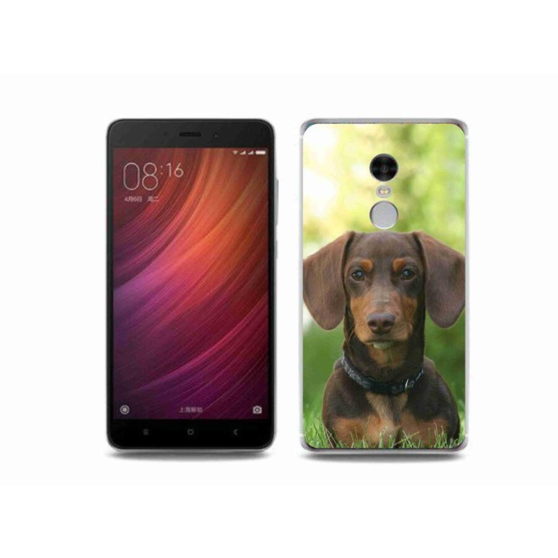 Gél tok mmCase a Xiaomi Redmi Note 4 készülékhez - barna tacskó