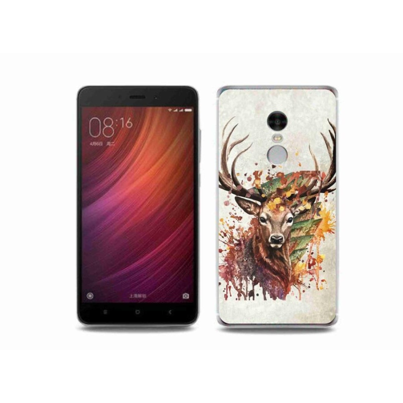 Gél tok mmCase a Xiaomi Redmi Note 4 - szarvas 1 számára