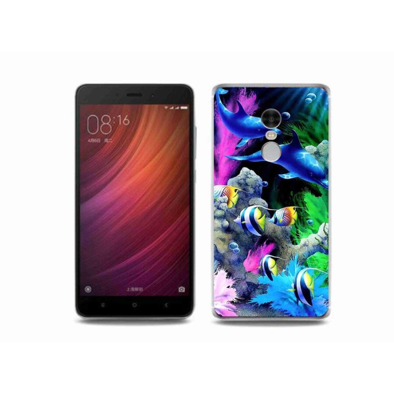 Gél tok mmCase a Xiaomi Redmi Note 4 készülékhez - tengeri világ