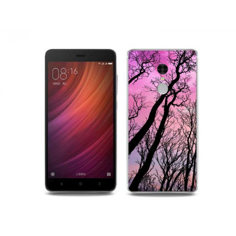 Gél tok mmCase a Xiaomi Redmi Note 4 számára - kidőlt fák