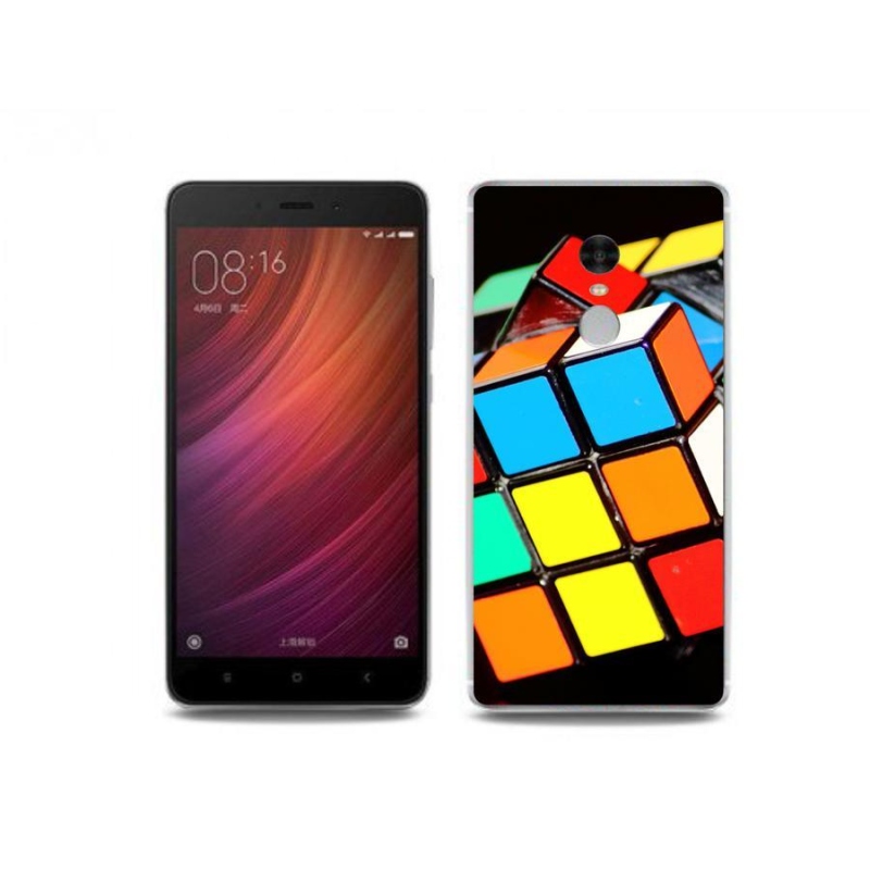 Gél tok mmCase a Xiaomi Redmi Note 4 készülékhez - Rubik-kocka