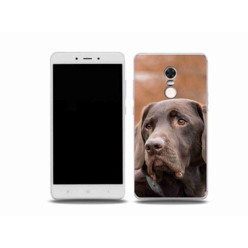Gél tok mmCase a Xiaomi Redmi Note 4X-hez - barna labrador
