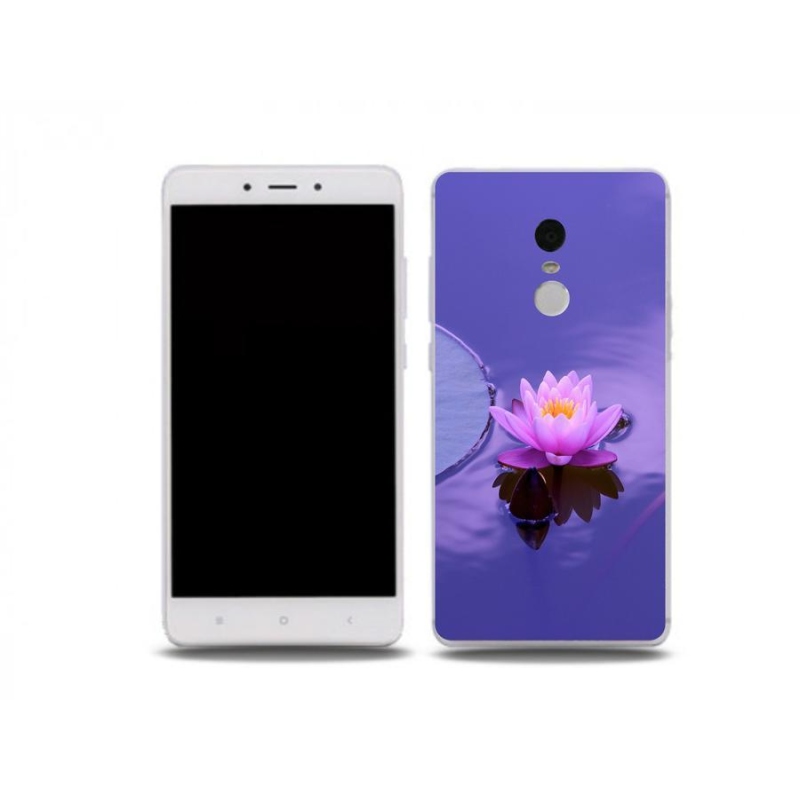 Gél tok mmCase a Xiaomi Redmi Note 4X-hez - virág a vízen