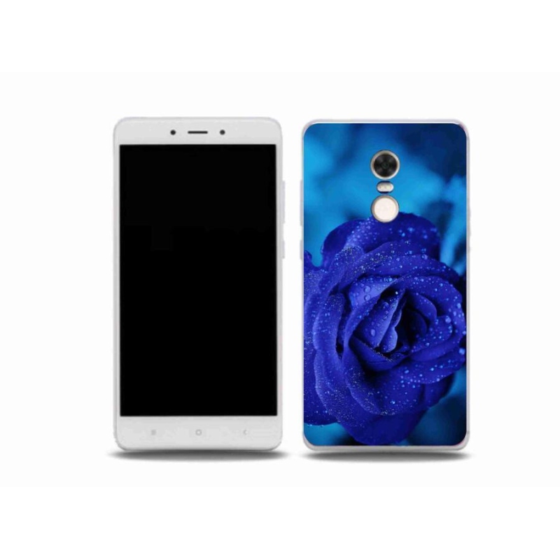 Gél tok mmCase a Xiaomi Redmi Note 4X-hez - kék rózsa