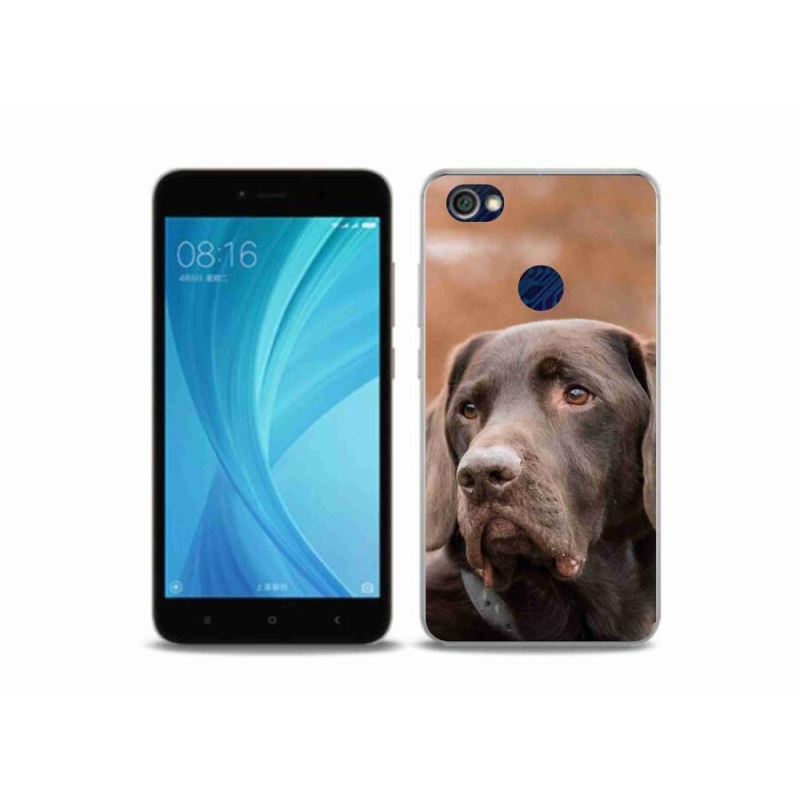 Gél tok mmCase a Xiaomi Redmi Note 5A Prime-hoz - barna labrador