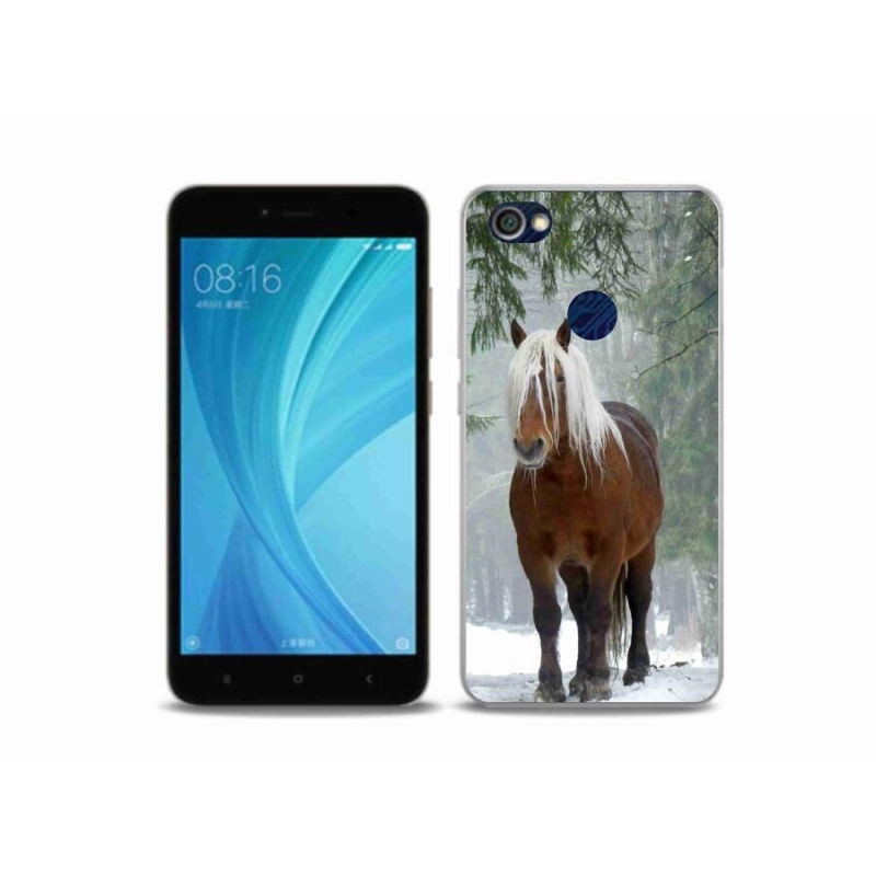 Gél tok mmCase a Xiaomi Redmi Note 5A Prime számára - ló az erdőben