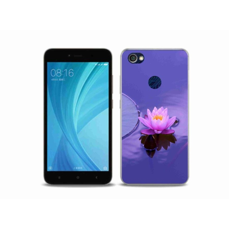 Gél tok mmCase a Xiaomi Redmi Note 5A Prime számára - virág a vízen