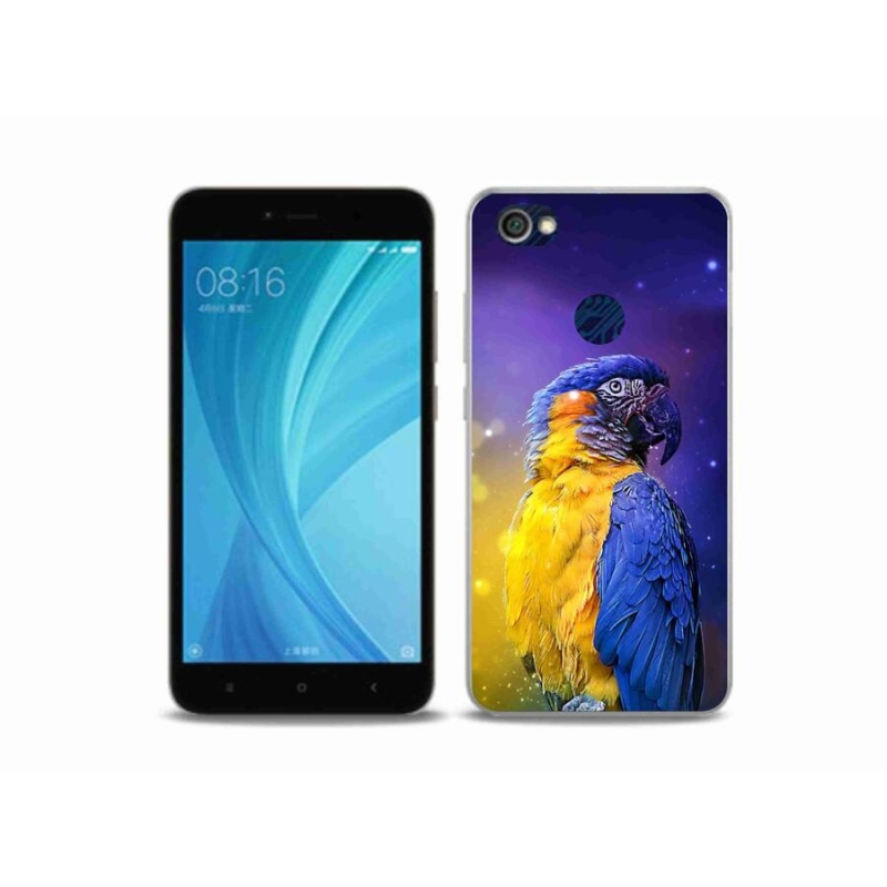 Gél tok mmCase a Xiaomi Redmi Note 5A Prime készülékhez - papagáj ara 1