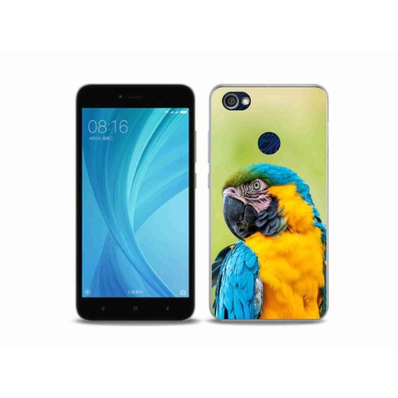 Gél tok mmCase a Xiaomi Redmi Note 5A Prime készülékhez - papagáj ara 2