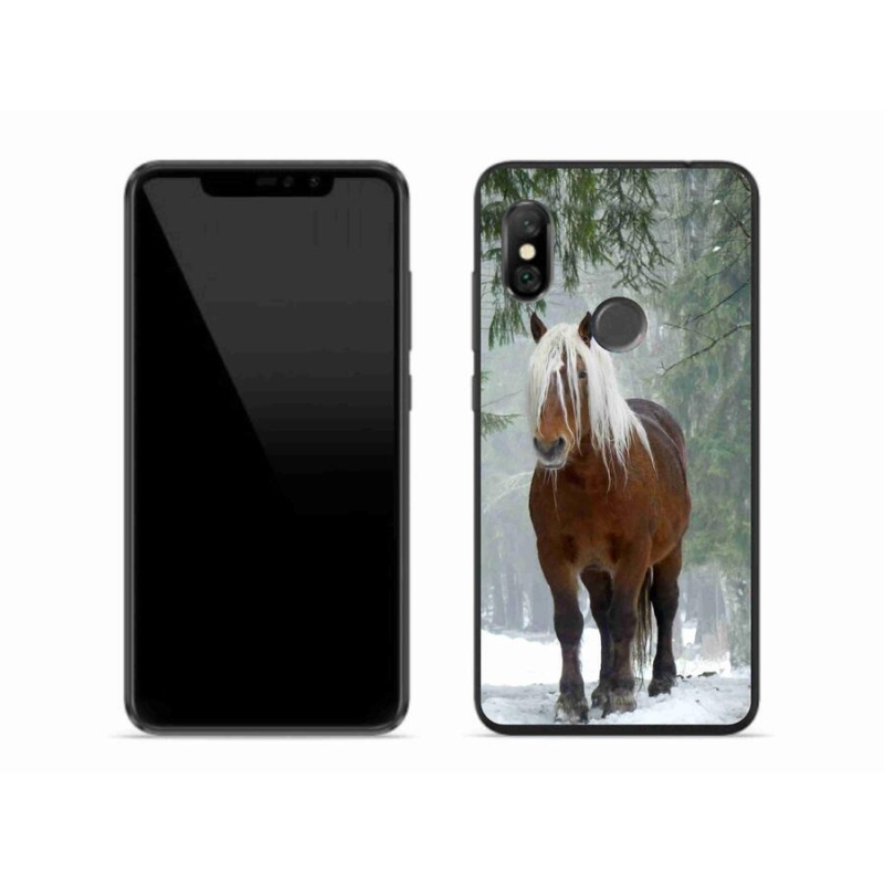Gél tok mmCase a Xiaomi Redmi Note 6 Pro számára - ló az erdőben