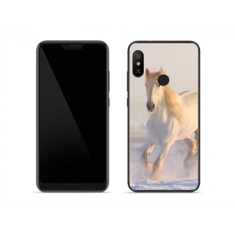 Gél tok mmCase a Xiaomi Redmi Note 6 Pro-hoz - ló a hóban