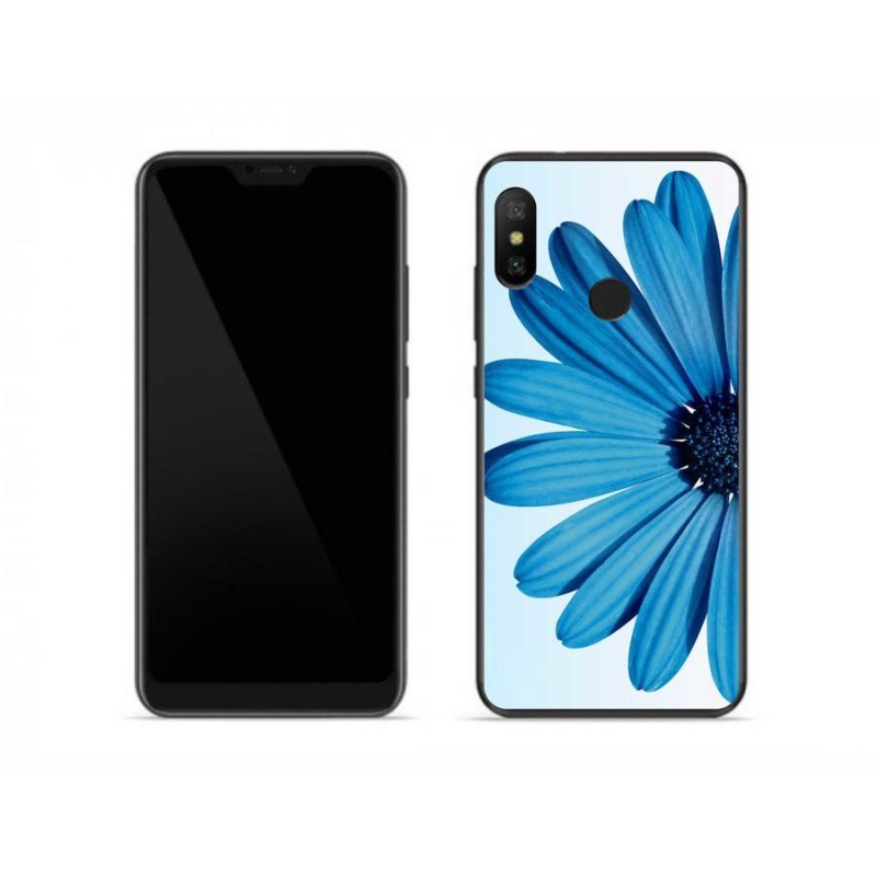 Gél tok mmCase a Xiaomi Redmi Note 6 Pro készülékhez - kék százszorszép