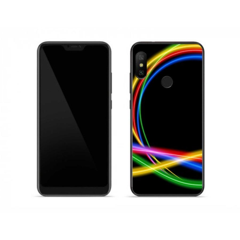 Gél tok mmCase a Xiaomi Redmi Note 6 Pro készülékhez - neon körök