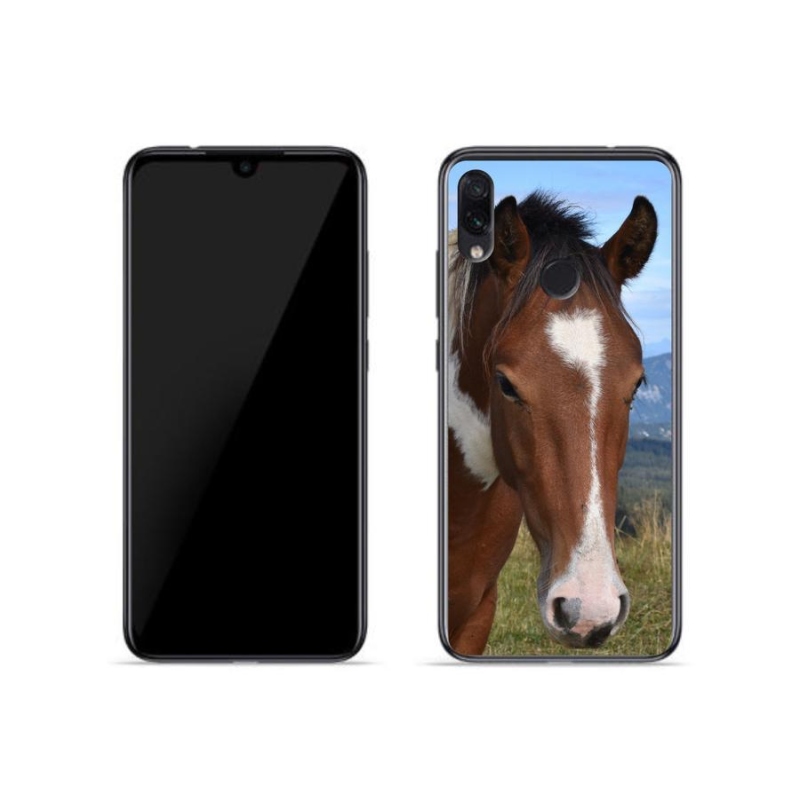 Gél tok mmCase a Xiaomi Redmi Note 7-hez - barna ló