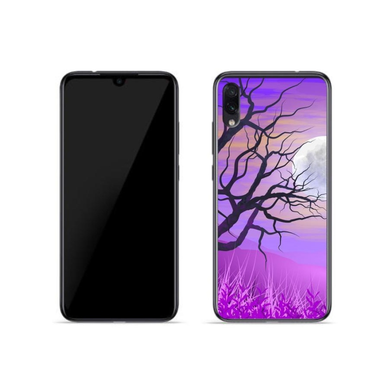Gél tok mmCase a Xiaomi Redmi Note 7-hez - rajzfilmes kidőlt fa