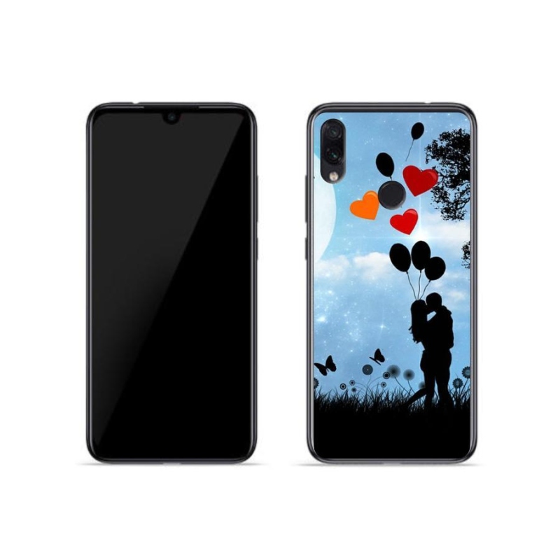 Gél tok mmCase a Xiaomi Redmi Note 7-hez - szerelmes pár