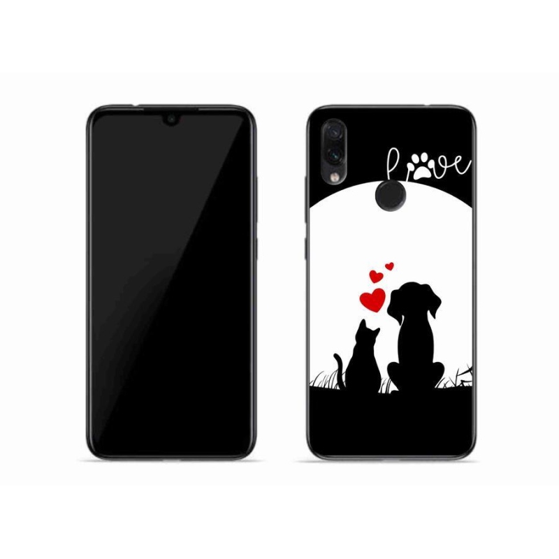 Gél tok mmCase a Xiaomi Redmi Note 7-hez - állati szeretet
