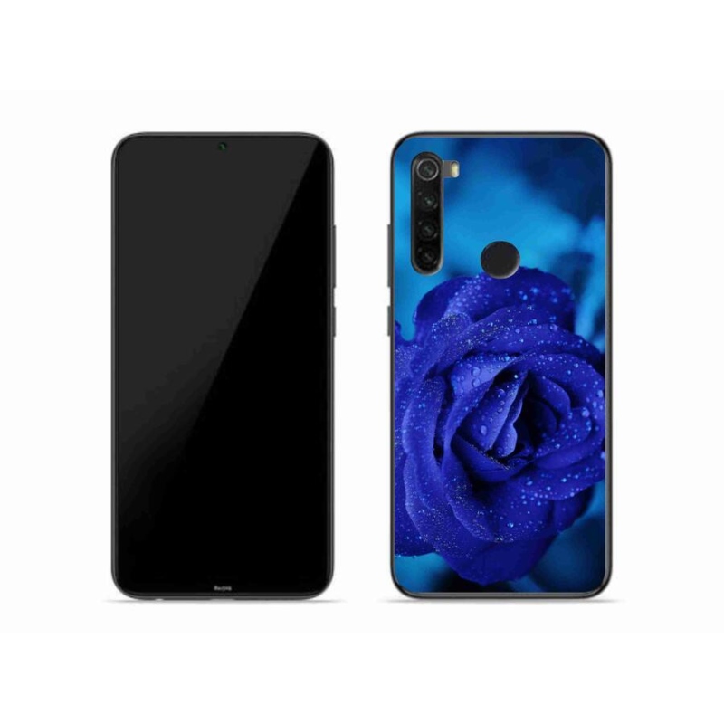 Gél tok mmCase a Xiaomi Redmi Note 8-hoz - kék rózsa