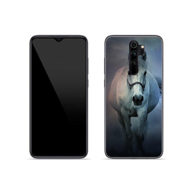 Gél tok mmCase a Xiaomi Redmi Note 8 Pro-hoz - futó fehér ló