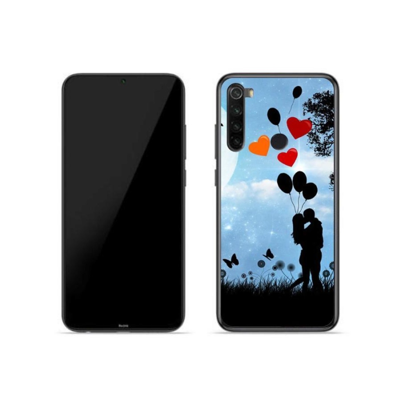 Gél tok mmCase a Xiaomi Redmi Note 8-hoz - szerelmespár