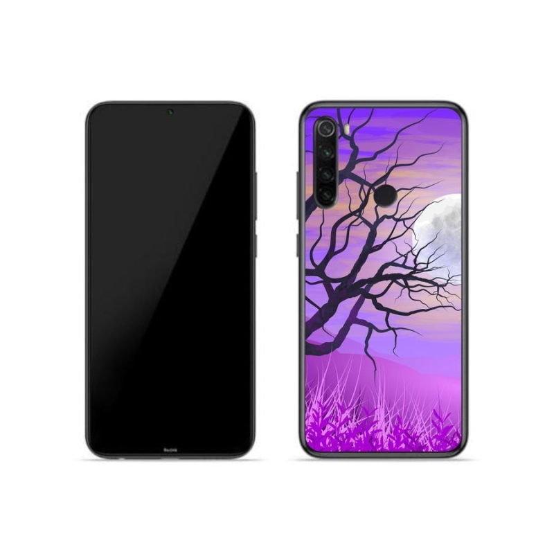 Gél tok mmCase a Xiaomi Redmi Note 8T-hez - rajzfilmes kidőlt fa