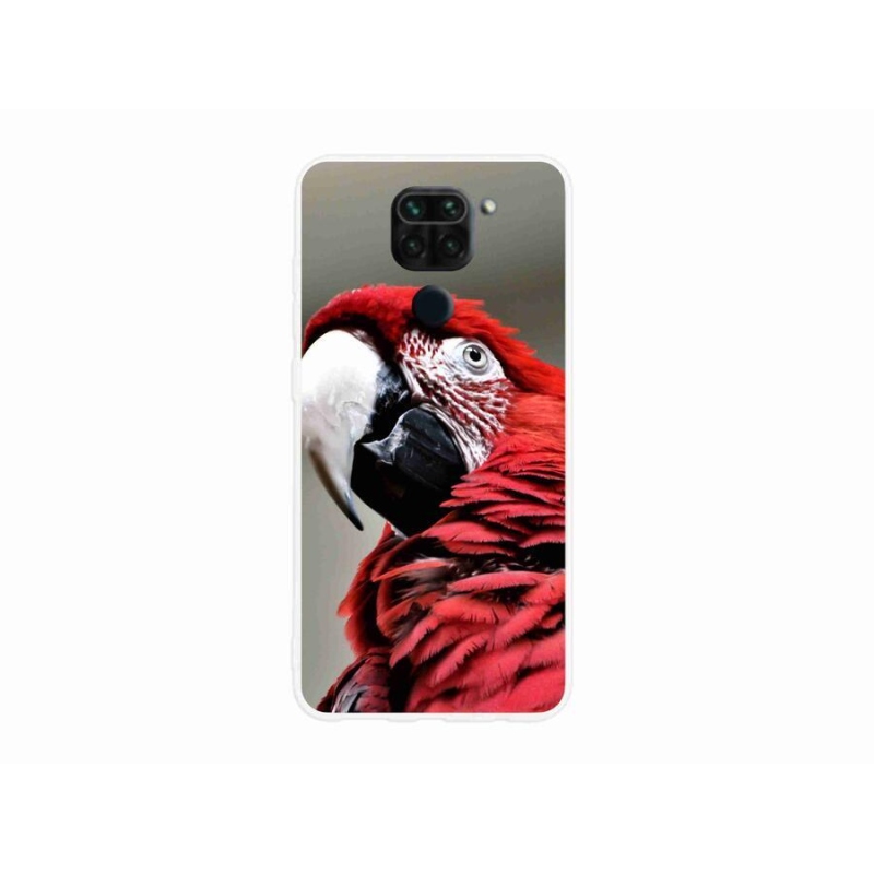 Gél tok mmCase a Xiaomi Redmi Note 9-hez - papagáj ara piros
