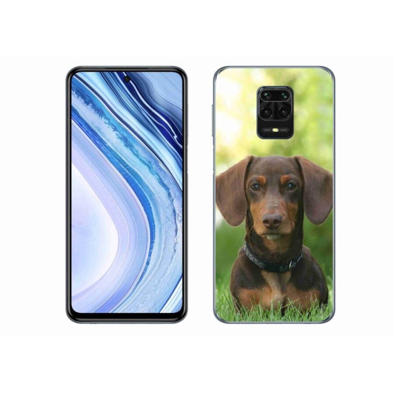 Gél tok mmCase a Xiaomi Redmi Note 9 Pro készülékhez - barna tacskó