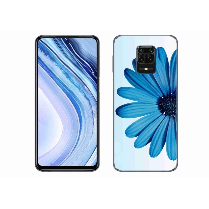 Gél tok mmCase a Xiaomi Redmi Note 9 Pro-hoz - kék százszorszép