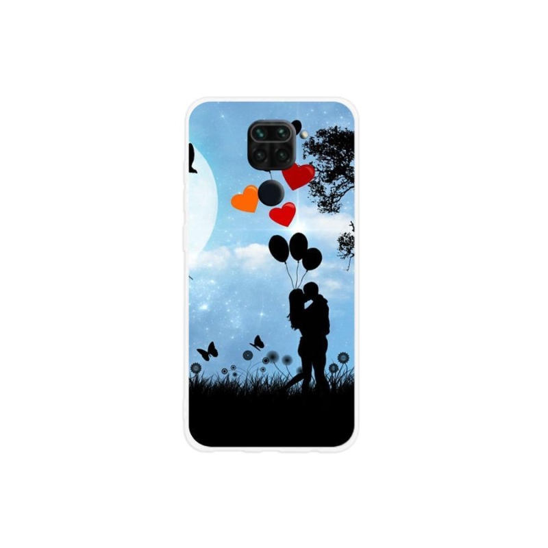 Gél tok mmCase a Xiaomi Redmi Note 9-hez - szerelmes pár