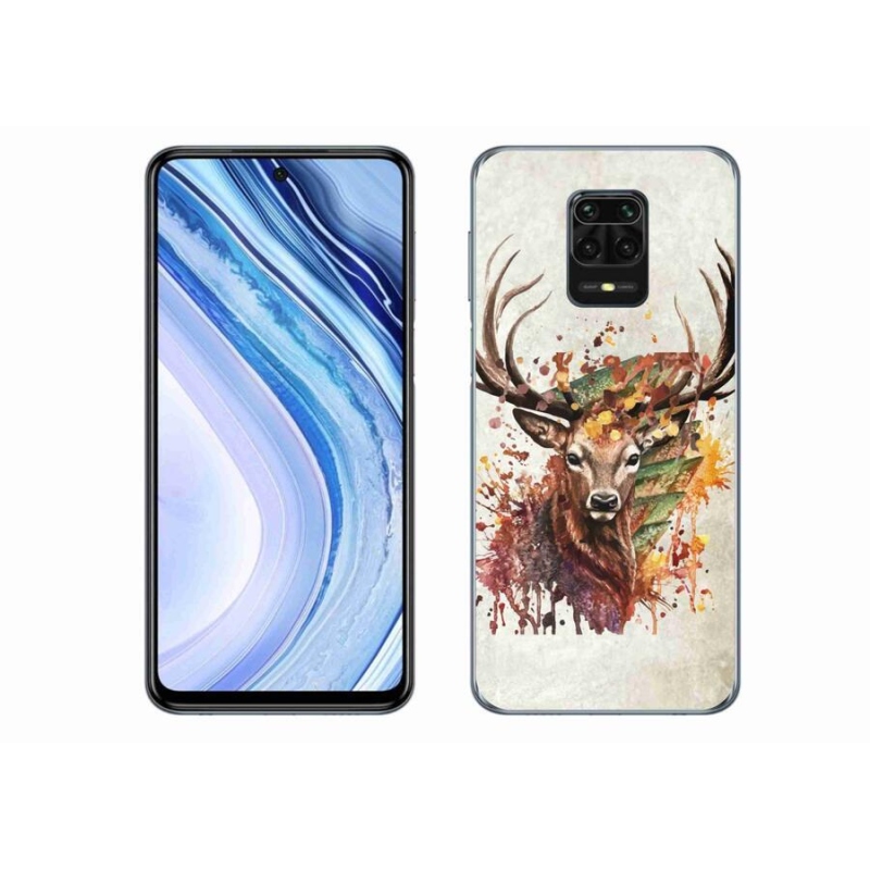 Gél tok mmCase a Xiaomi Redmi Note 9S számára - szarvas 1