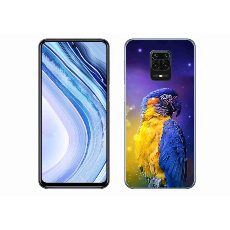 Gél tok mmCase a Xiaomi Redmi Note 9S-hez - papagáj ara 1