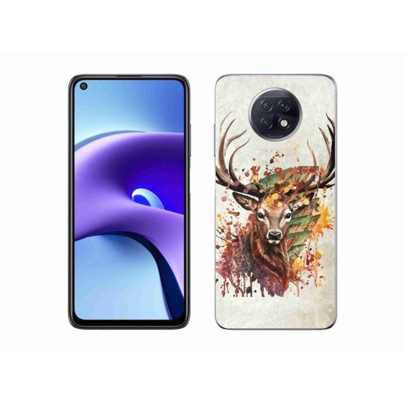 Gél tok mmCase a Xiaomi Redmi Note 9T 5G-hez - szarvas 1