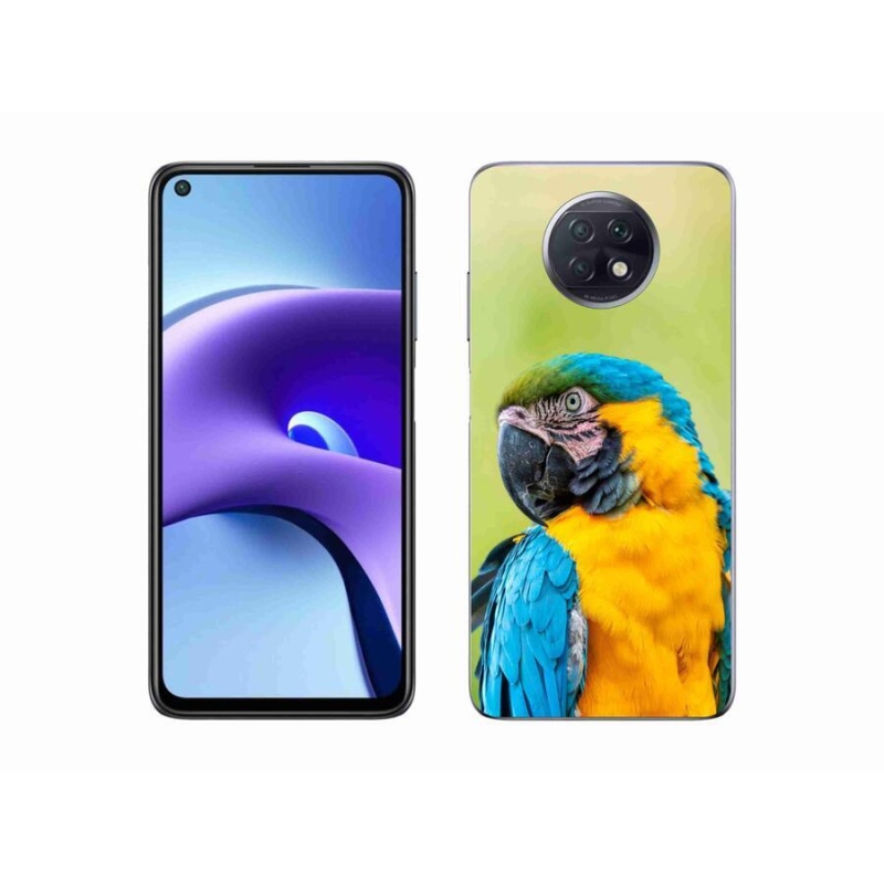 Gél tok mmCase a Xiaomi Redmi Note 9T 5G-hez - papagáj ara 2