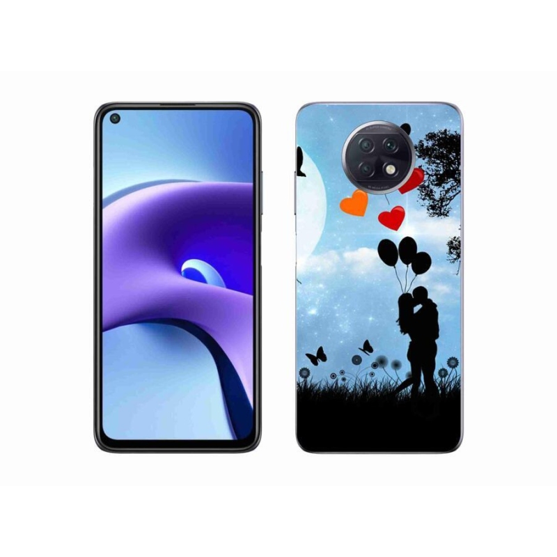 Gél tok mmCase a Xiaomi Redmi Note 9T 5G számára - szerelmes pár