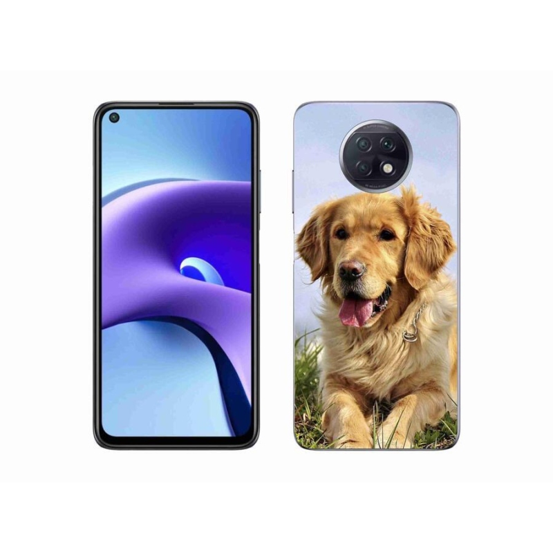 Gél tok mmCase a Xiaomi Redmi Note 9T 5G számára - arany retriever