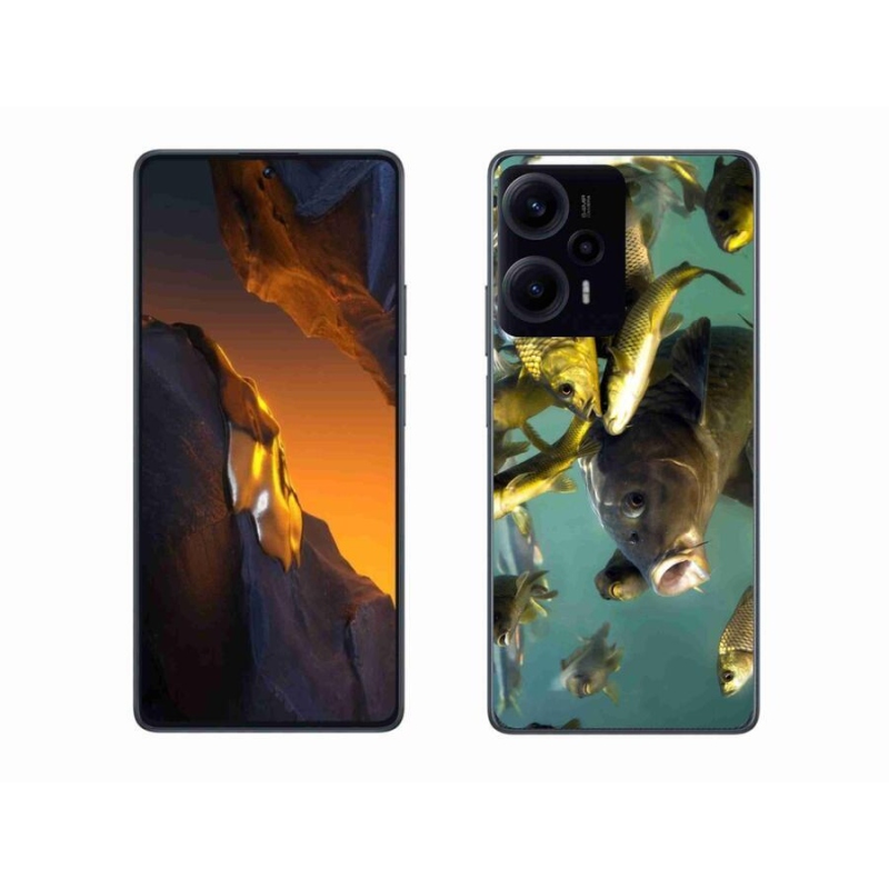 Gél tok mmCase a Xiaomi Poco F5-hez - halak iskolája