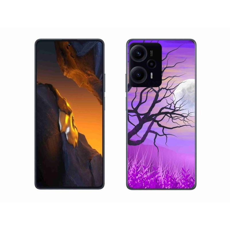 Gél tok mmCase a Xiaomi Poco F5-hez - rajzfilmes kidőlt fa