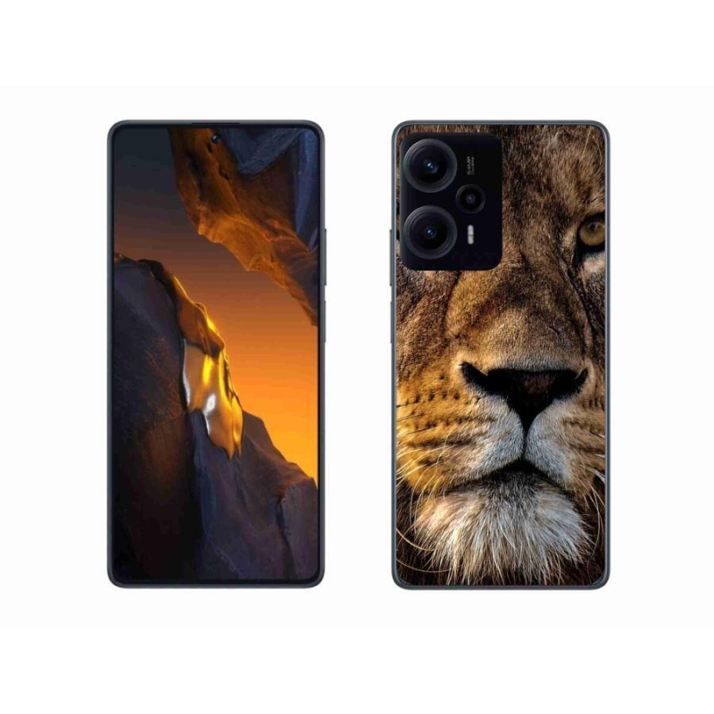 Gél tok mmCase a Xiaomi Poco F5 készülékhez - oroszlán