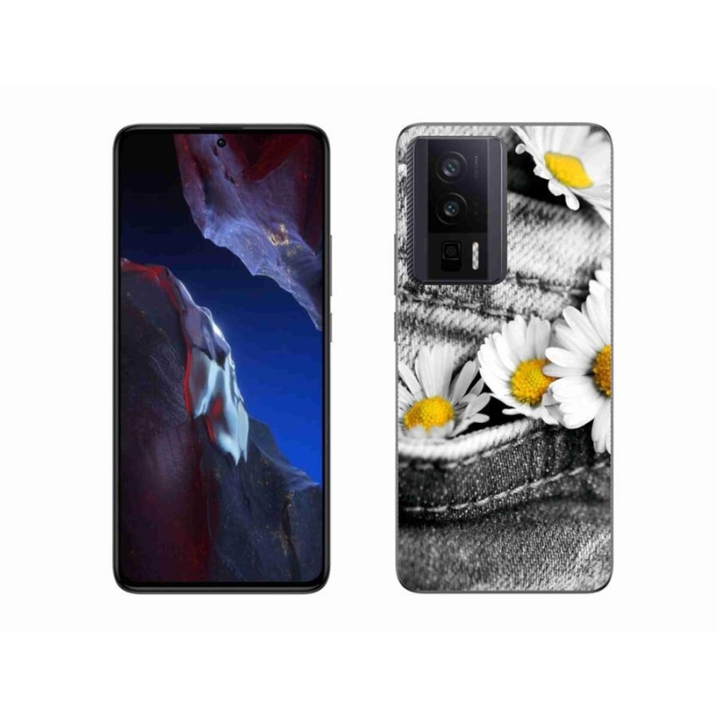 Gél tok mmCase a Xiaomi Poco F5 Pro készülékhez - margaréták