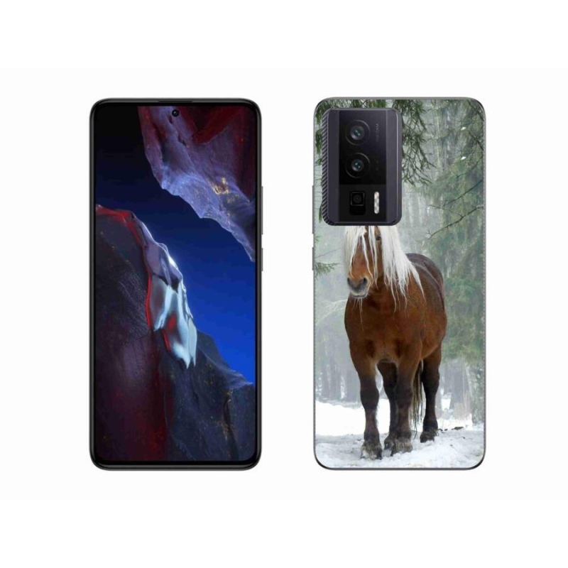 Gél tok mmCase a Xiaomi Poco F5 Pro számára - ló az erdőben