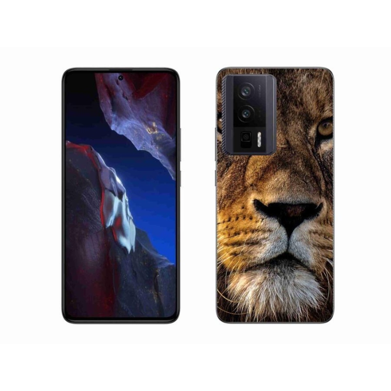 Gél tok mmCase a Xiaomi Poco F5 Pro számára - oroszlán