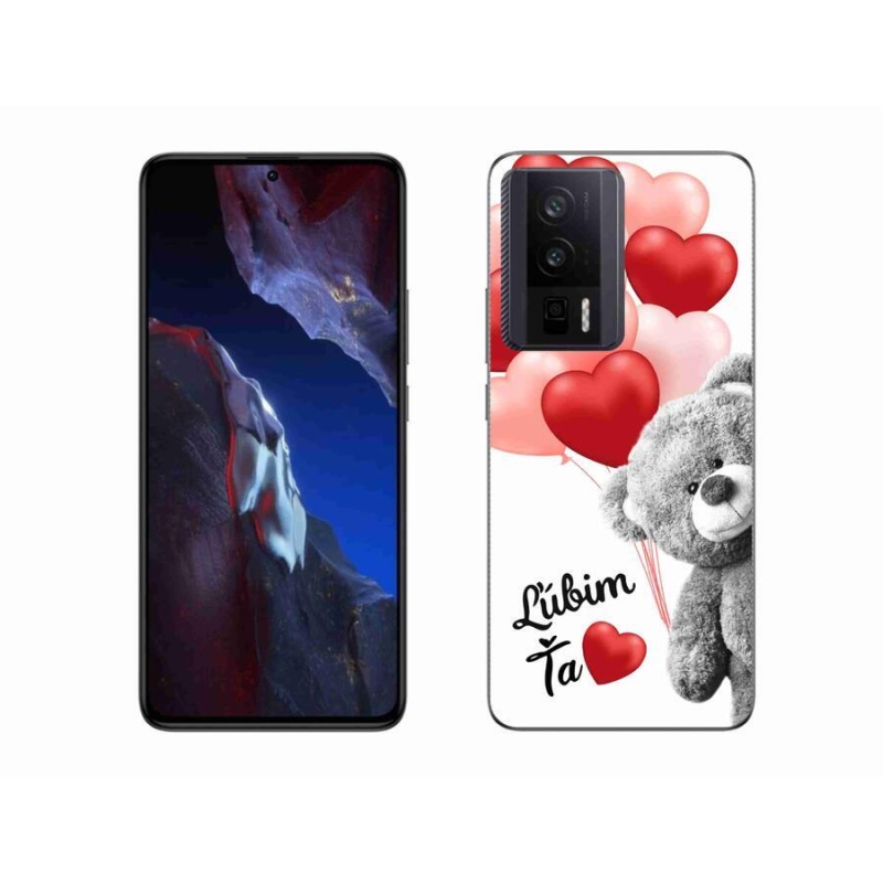 Gél tok mmCase a Xiaomi Poco F5 Pro számára - I love you en