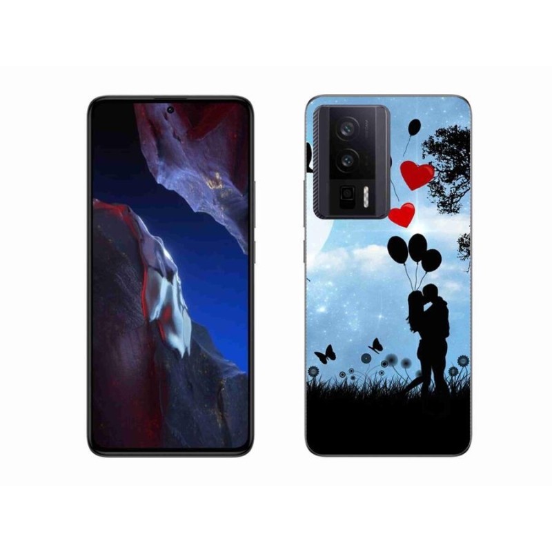 Gél tok mmCase a Xiaomi Poco F5 Pro számára - szerelmespár