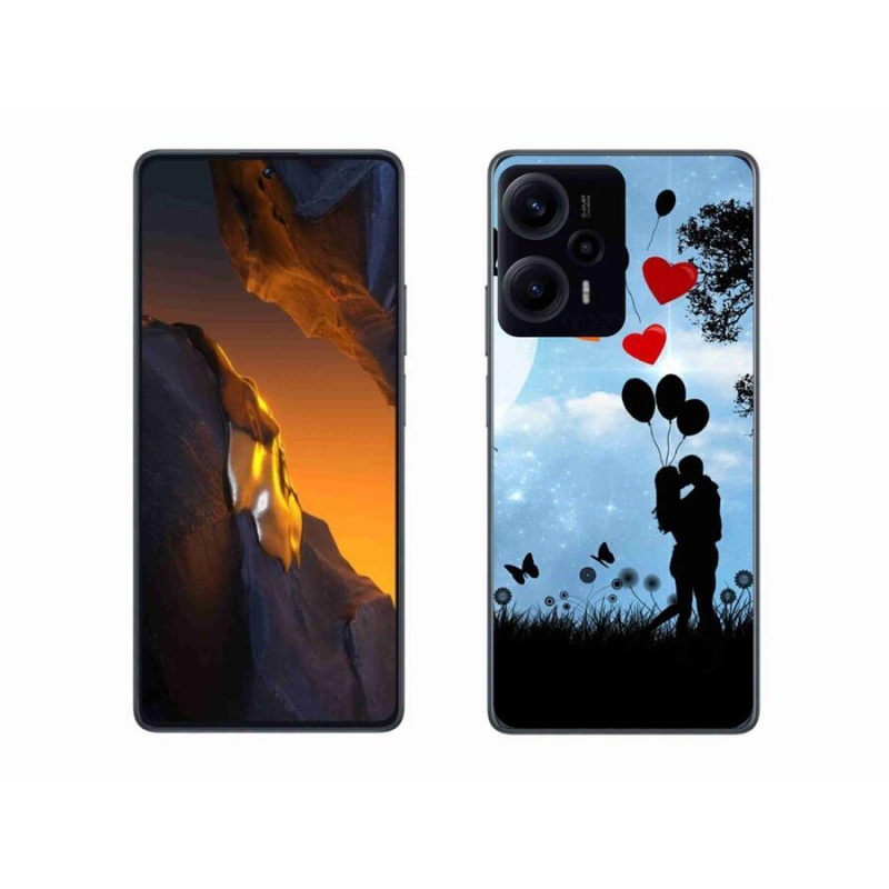 Gél tok mmCase a Xiaomi Poco F5-hez - szerelmes pár