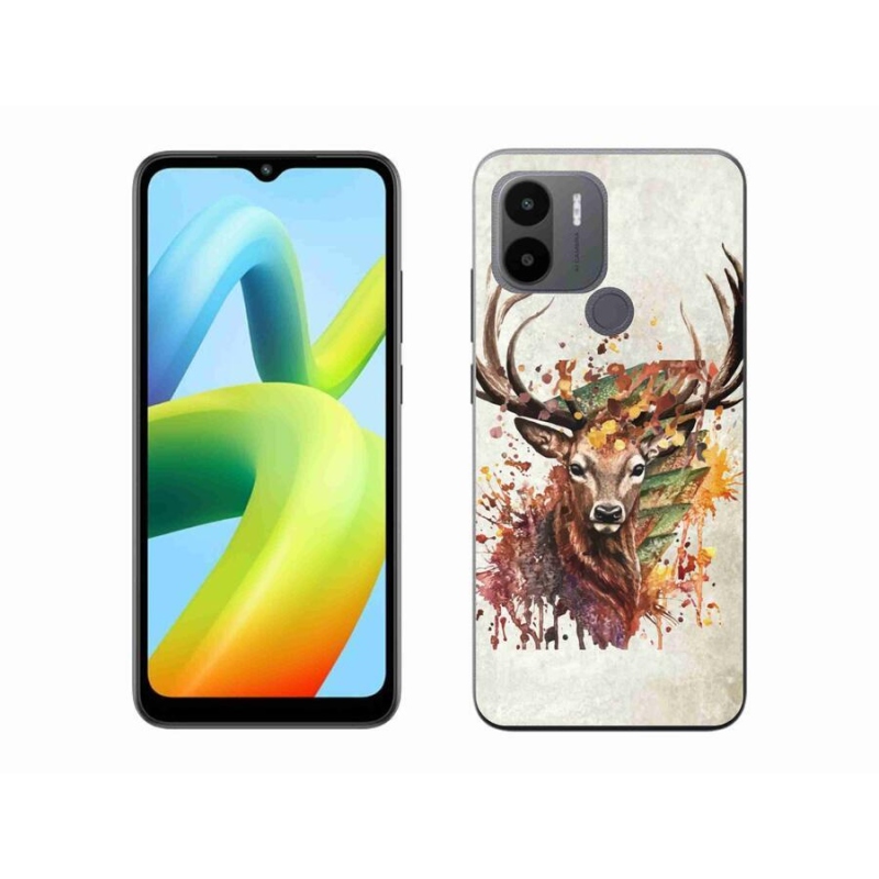Gél tok mmCase a Xiaomi Redmi A1+/A2+ készülékhez - szarvas 1