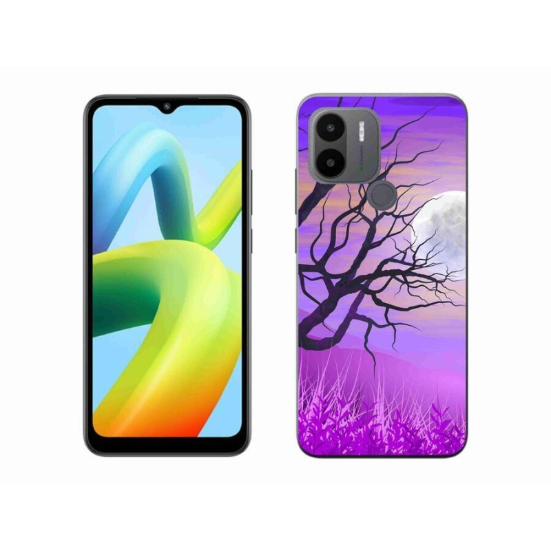 Gél tok mmCase a Xiaomi Redmi A1+/A2+ készülékhez - rajzfilmes kidőlt fa